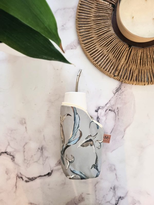 Mantel de gabardina "Botánico Gris" - Imagen 5