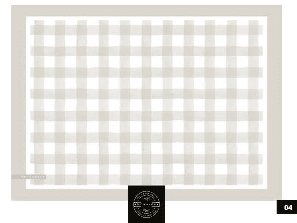 Mantel de gabardina "Cuadros Claros" - Imagen 5