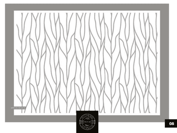 Mantel de gabardina "Líneas Grises" - Imagen 7