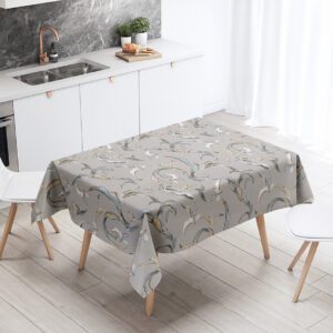 Mantel de gabardina "Botánico Gris"