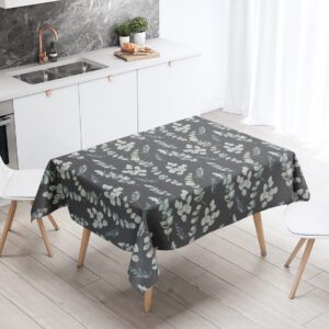 Mantel de gabardina "Euca Oscuro"