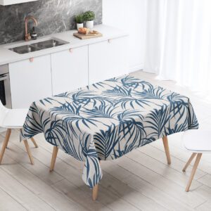 Mantel de gabardina "Helechos Azules"