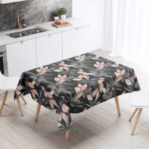 Mantel de gabardina "Paint Negro"