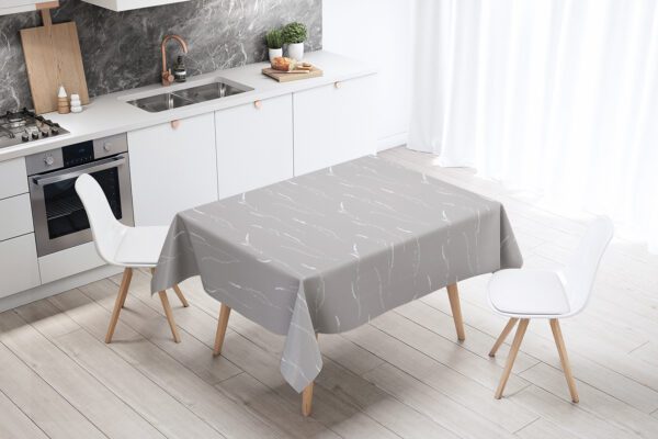 Mantel de gabardina "Pradera Gris"