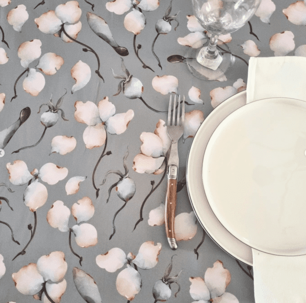 Mantel de gabardina "Capullo" - Imagen 4