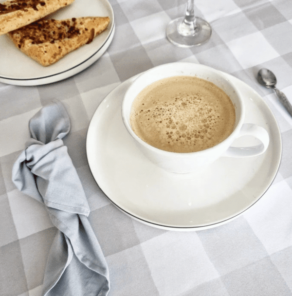 Mantel de gabardina "Cuadros Claros" - Imagen 3