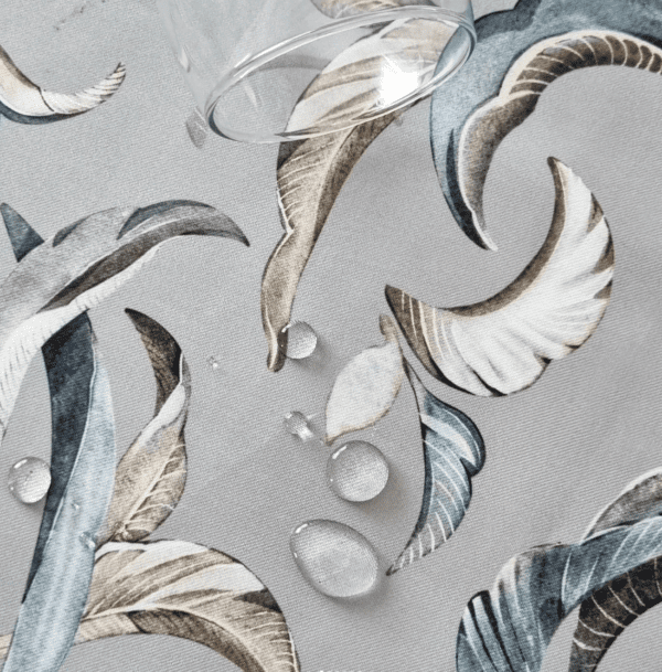 Mantel de gabardina "Botánico Gris" - Imagen 4