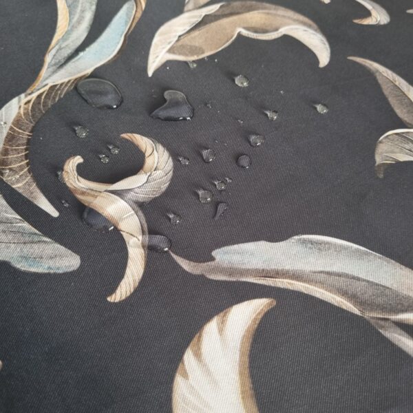 Mantel de gabardina "Botánico Azul" - Imagen 2