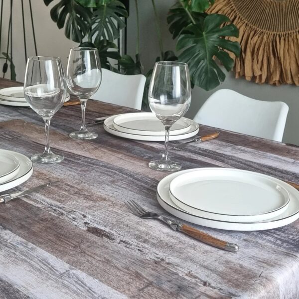 Mantel de gabardina "Madera Vintage" - Imagen 5