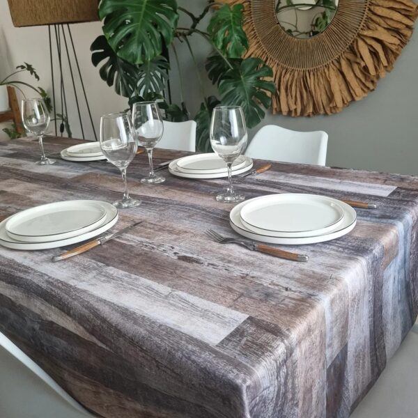 Mantel de gabardina "Madera Vintage" - Imagen 6