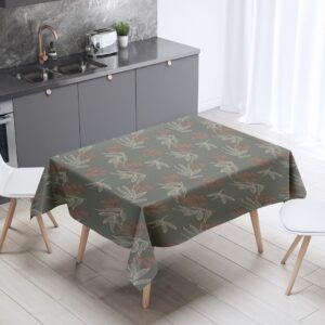 Mantel de gabardina "Leaves Green"