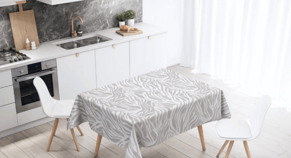 Mantel de gabardina "Animal Print"