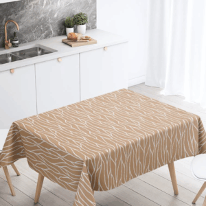Mantel de gabardina "Líneas Suela"