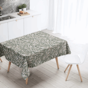 Mantel de gabardina "Pinceladas"