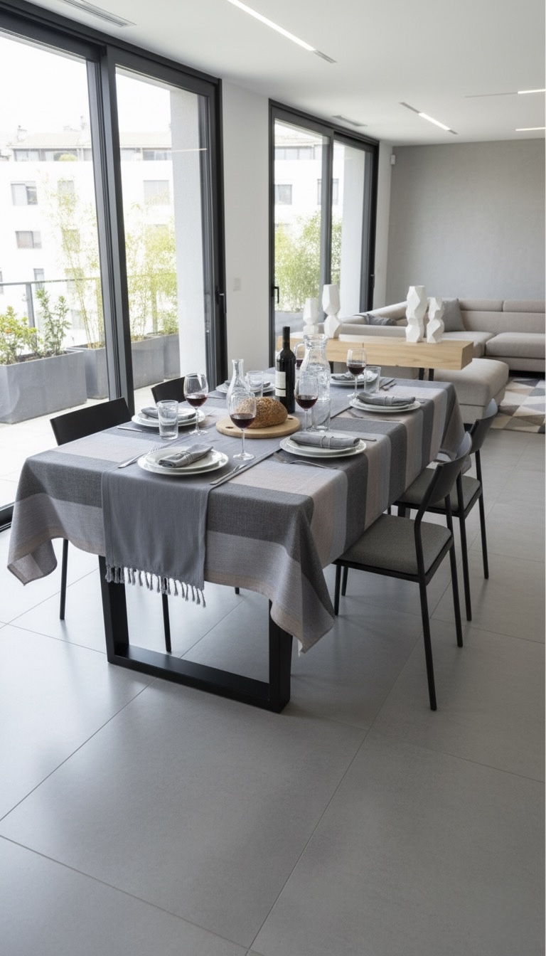 Mantel de gabardina "Lino Combinado" - Imagen 2