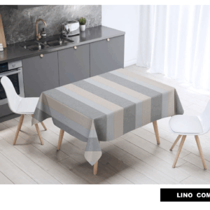 Mantel de gabardina "Lino Combinado"