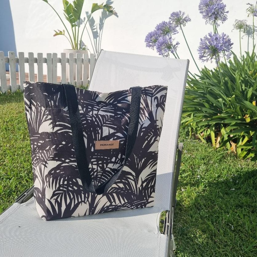 Tote bag de cordura impermeable con botón 50 × 50 cm - Imagen 3