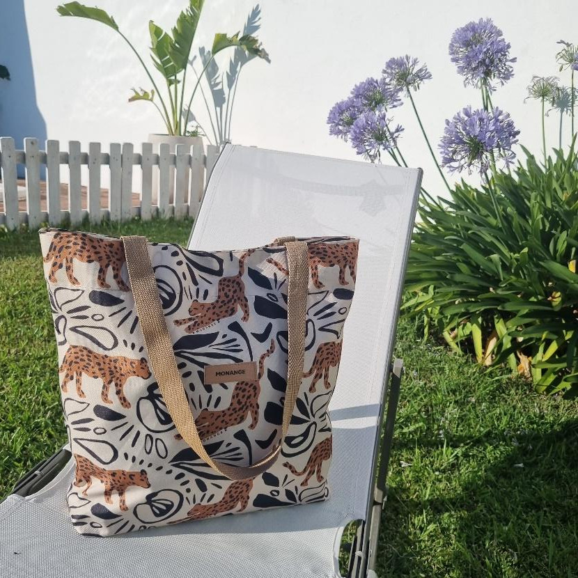 Tote bag de cordura impermeable con botón 50 × 50 cm - Imagen 8