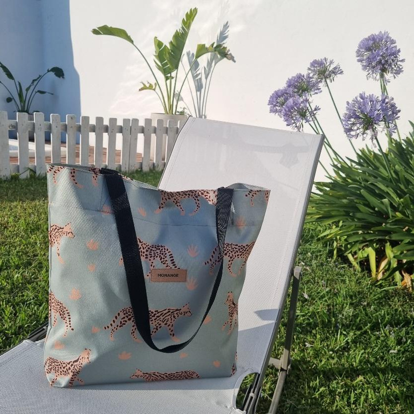 Tote bag de cordura impermeable con botón 50 × 50 cm - Imagen 9