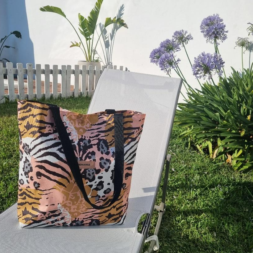 Tote bag de cordura impermeable con botón 50 × 50 cm - Imagen 10