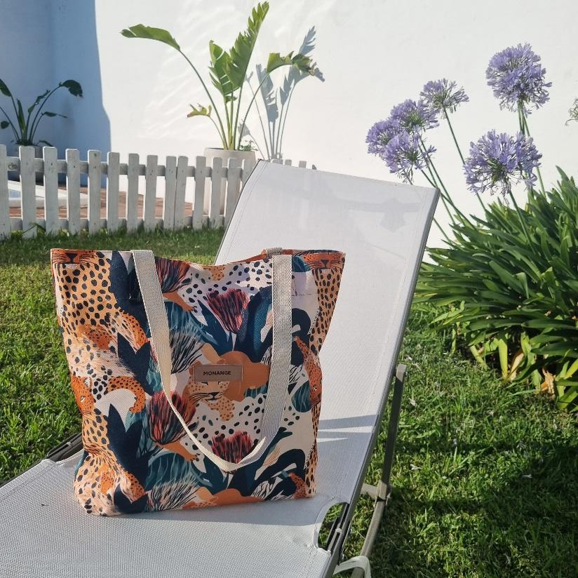 Tote bag de cordura impermeable con botón 50 × 50 cm - Imagen 12