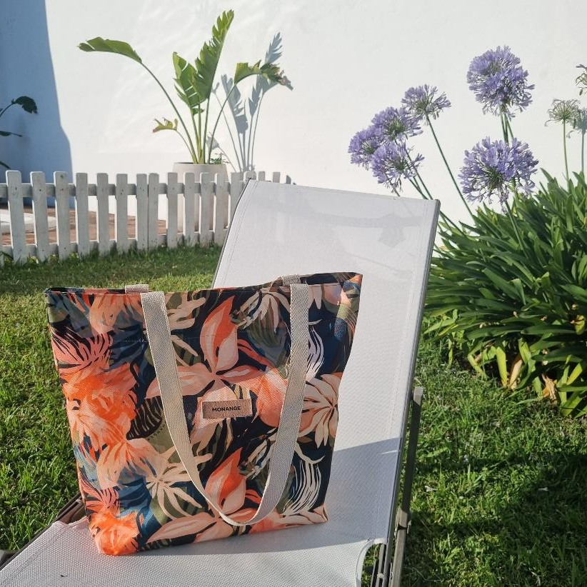 Tote bag de cordura impermeable con botón 50 × 50 cm - Imagen 13