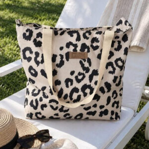 Tote bag de cordura impermeable con cierre y llavero 50 × 50 cm