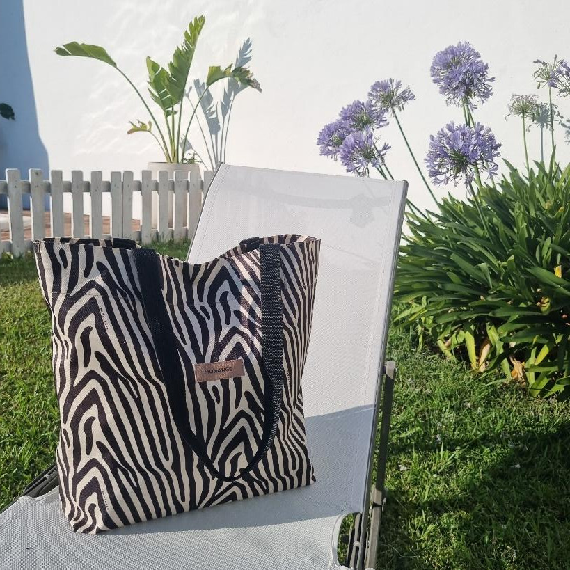 Tote bag de cordura impermeable con cierre y llavero 50 × 50 cm - Imagen 8