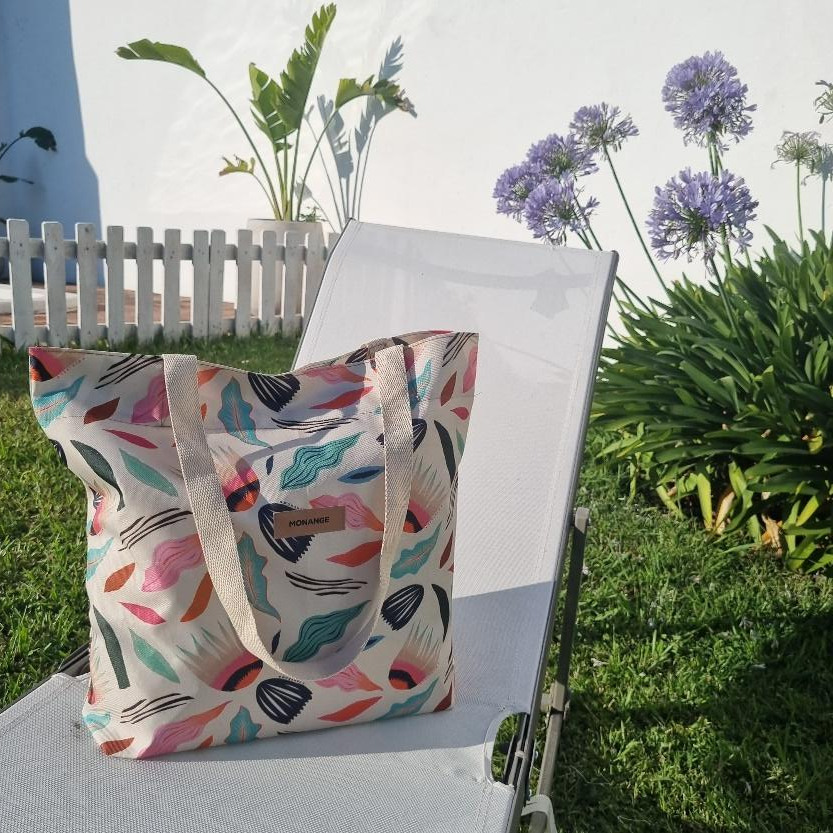 Tote bag de cordura impermeable con cierre y llavero 50 × 50 cm - Imagen 10